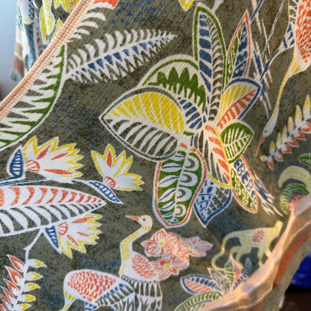 Chicos Tropical Print Kimono - Picture 5 of 8